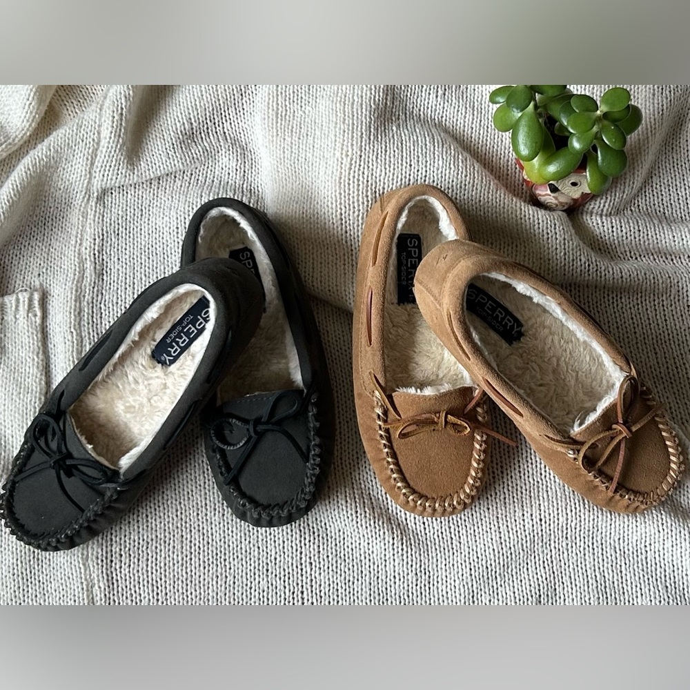 SPERRY Top Sider leather Moccasin Slippers